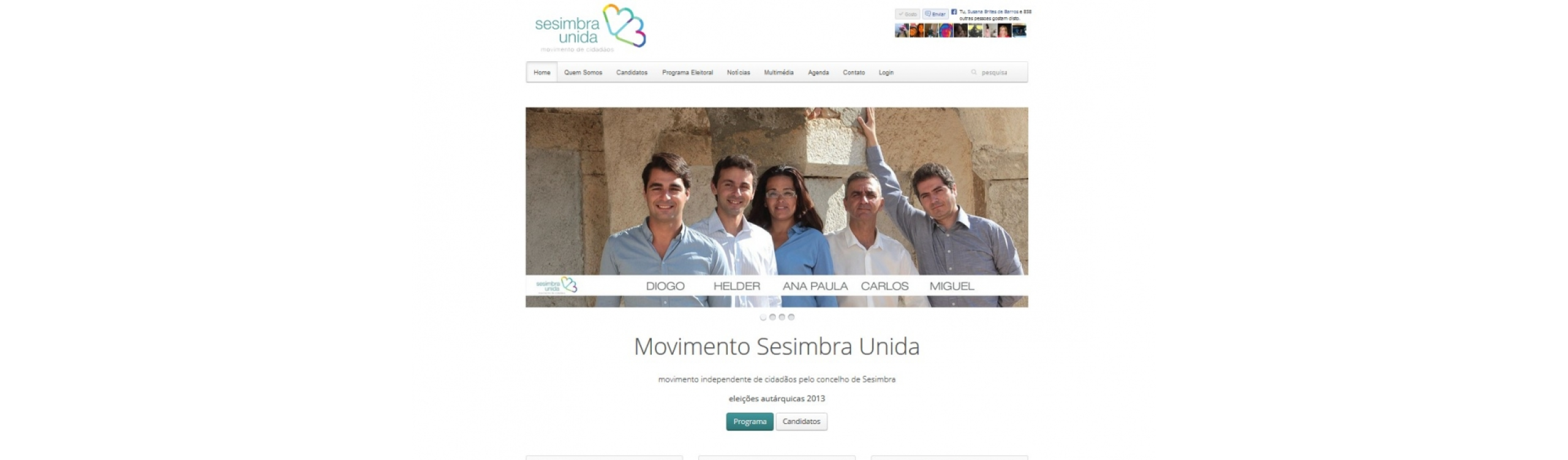 Movimento Independente Sesimbra Unida com site 7App